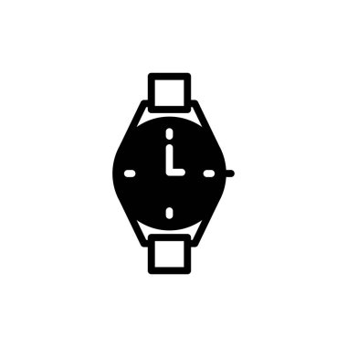 wristwatch icon simple vector illustration