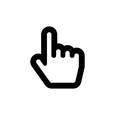 bilgisayar UI işaretleyici simgesi, vektör illüstrasyonu