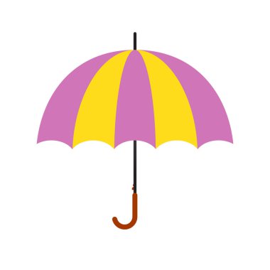 simple umbrella icon on white background.