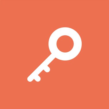 anahtar simgesi resimleme, vektör işareti sembolü