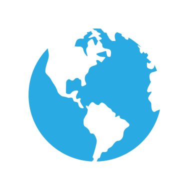 dünya simgesi kavramı, vektör illüstrasyon arkaplanı