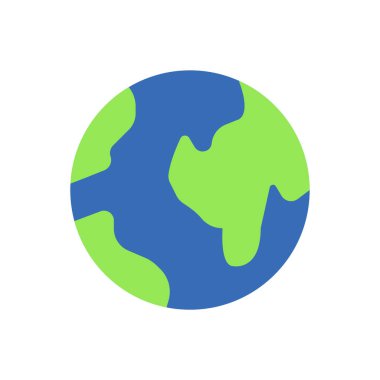 dünya haritası simgesi, vektör resimleme arkaplanı