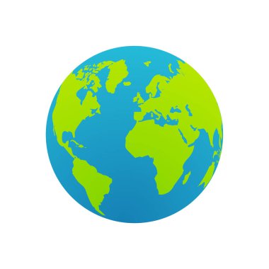 dünya haritası simgesi, vektör resimleme arkaplanı