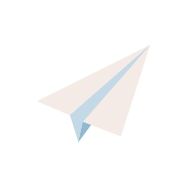 paper plane icon, vector, illustration on white background