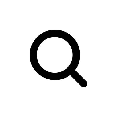 Arama simgesi vektör illüstrasyonu