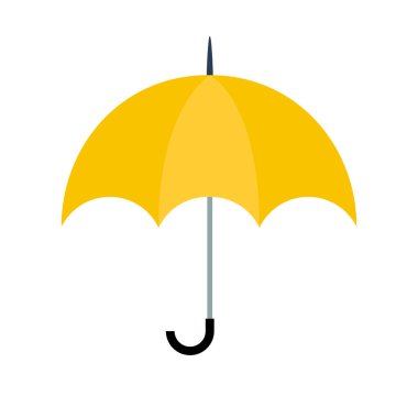 simple umbrella icon on white background.