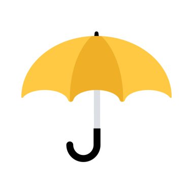 simple umbrella icon on white background.