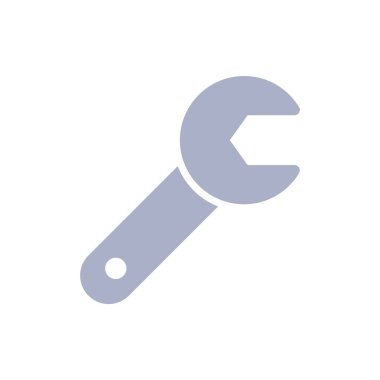 İngiliz anahtarı simgesi, vektör resimleme arkaplanı