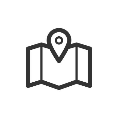 gps navigasyon pin vektör çizimi