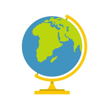 dünya haritası simgesi, vektör resimleme arkaplanı