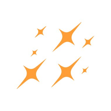 Soyut yıldız simgesi vektör illüstrasyonu