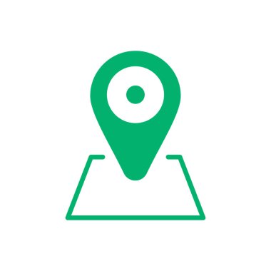 gps navigasyon pin vektör çizimi