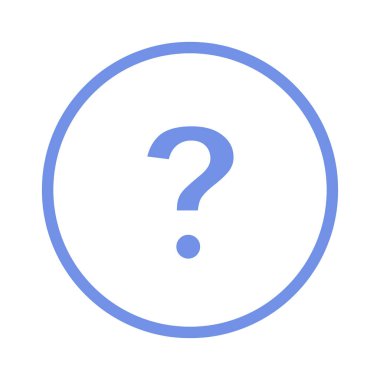 soru işareti vektör illüstrasyonu, kopyalama alanı