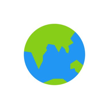 dünya haritası simgesi, vektör resimleme arkaplanı