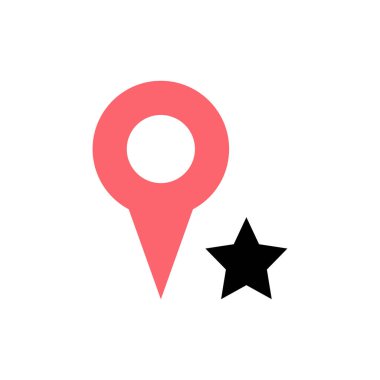 PIN web simge vektör çizim 