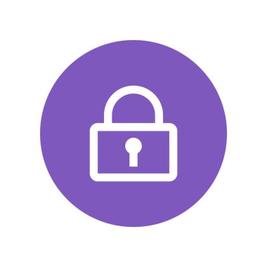 lock. web icon simple design vector illustration