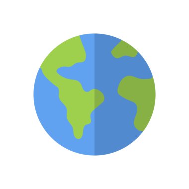 dünya haritası simgesi, vektör resimleme arkaplanı