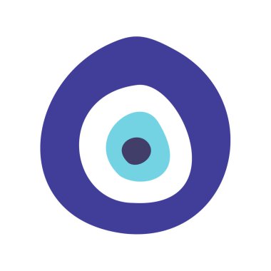 Nazar nazar nazarı, tılsım, vektör illüstrasyonu. 