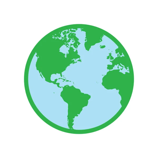 World Map Icon Vector Illustration Background — 图库矢量图片