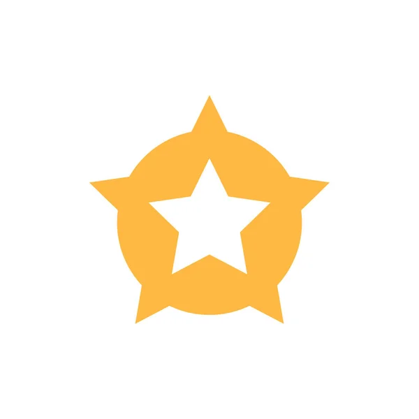 Abstract Star Icon Vector Illustration — Vettoriale Stock