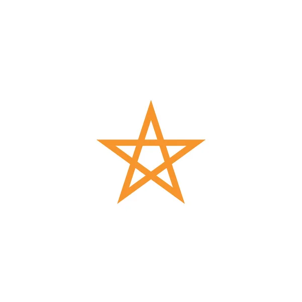 Abstract Star Icon Vector Illustration — Vetor de Stock