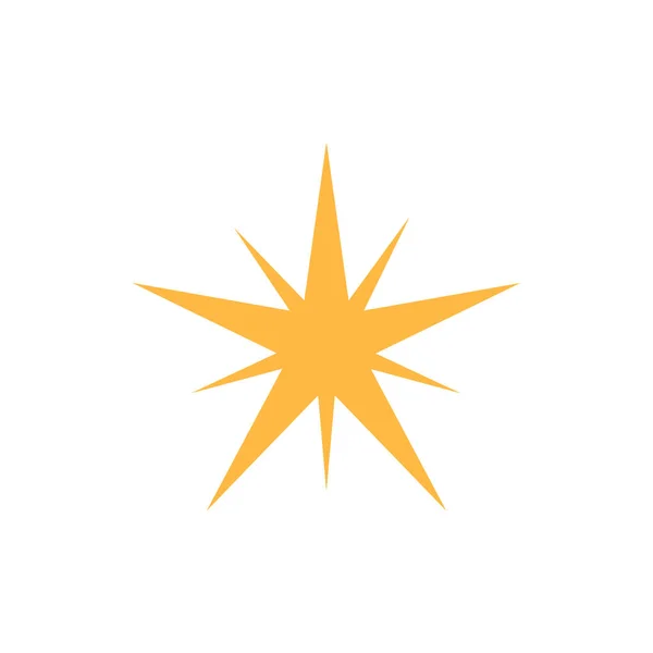 Abstract Star Icon Vector Illustration — ストックベクタ