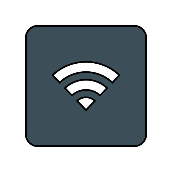 Wifi Icon Vector Illustration Background — стоковый вектор