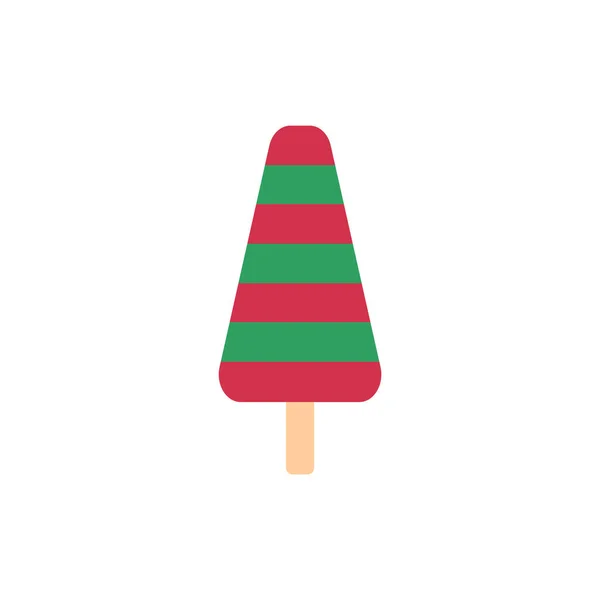 Popsicle Ice Cream Simple Icon Vector Illustration — Image vectorielle