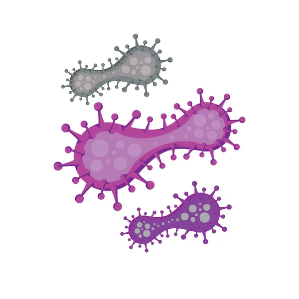 Virus Icon Vector Illustration Background — стоковый вектор