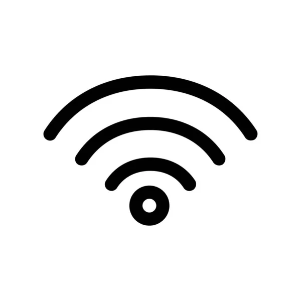 Wifi Simgesi Vektör Resimleme Arkaplanı — Stok Vektör