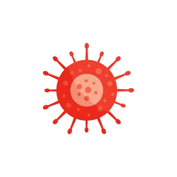 ウイルスアイコンベクトルイラスト背景 — ストックベクタ