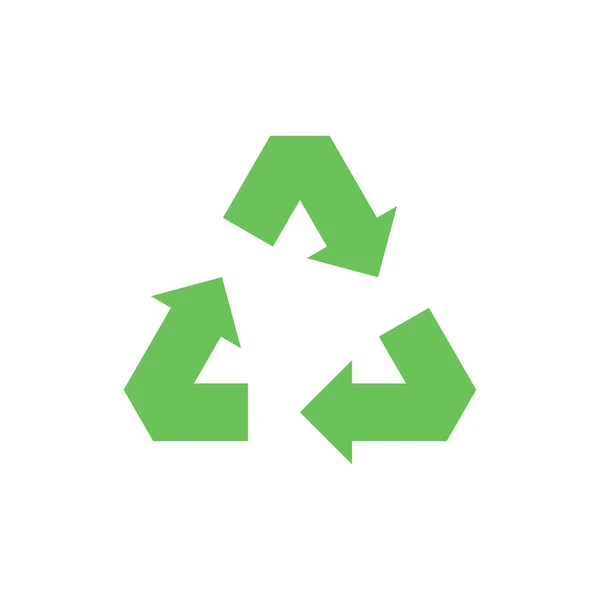Recycle Trash Symbol Icon Vector Illustration — 图库矢量图片