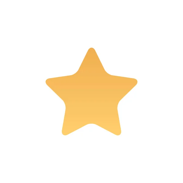 Color Vector Illustration Star Icon — Wektor stockowy