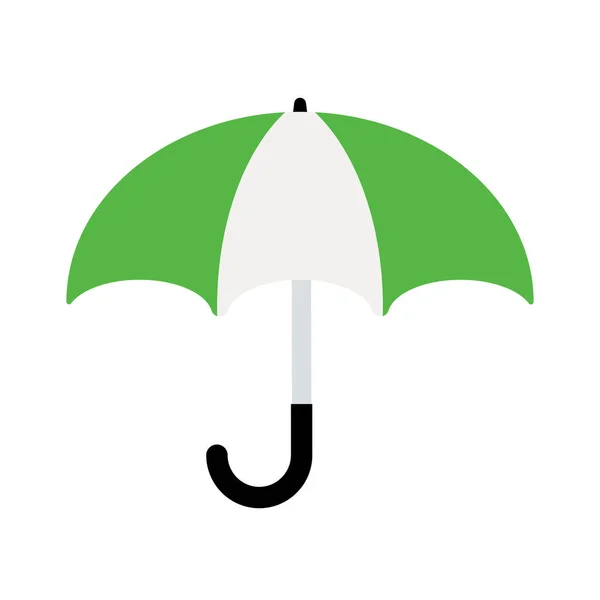 Simple Umbrella Icon White Background — 스톡 벡터