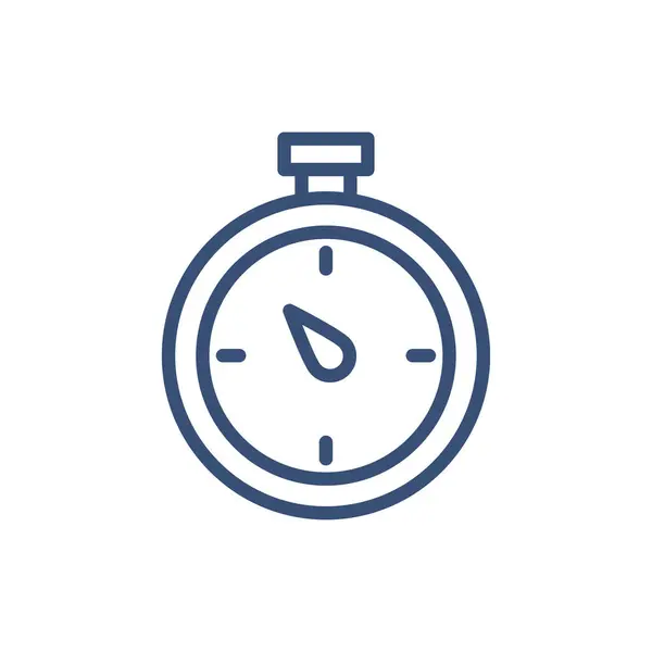 Time Chronometr Icon Vector Illustration —  Vetores de Stock