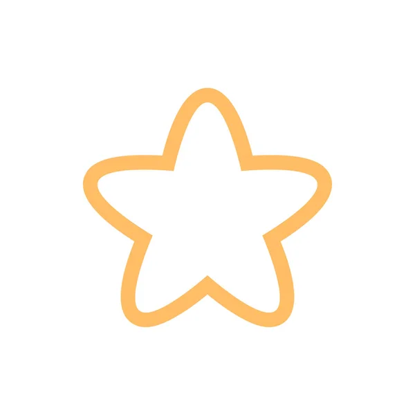 Abstract Star Icon Vector Illustration — ストックベクタ