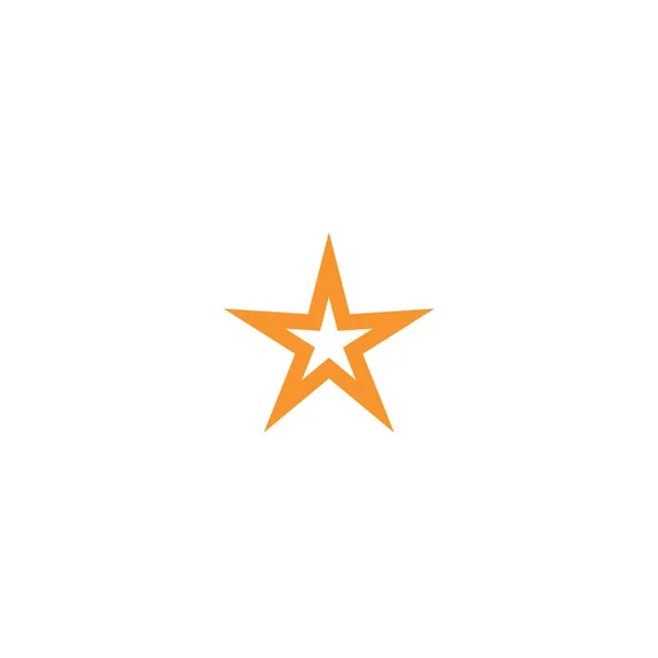 Ilustración Abstracta Icono Estrella Vector — Vector de stock