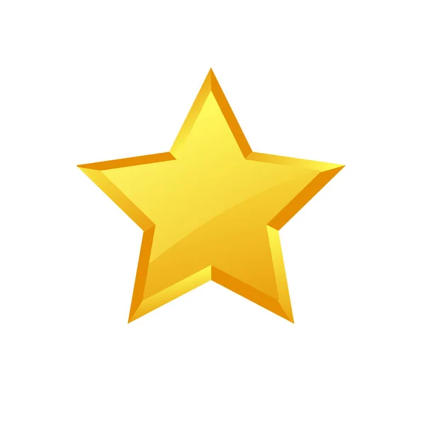 Abstract Star Icon Vector Illustration — Vettoriale Stock