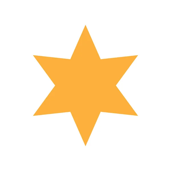Abstract Star Icon Vector Illustration — Vetor de Stock