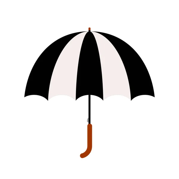 Simple Umbrella Icon White Background — Vetor de Stock