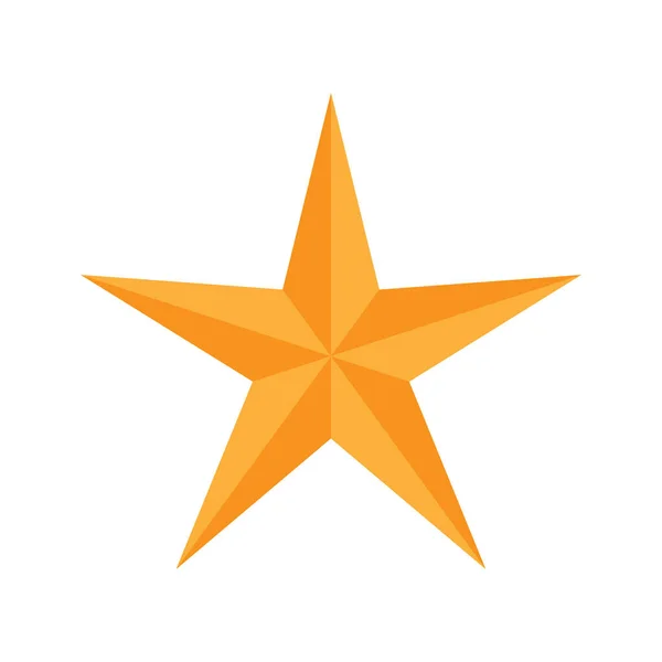 Abstract Star Icon Vector Illustration — Vetor de Stock