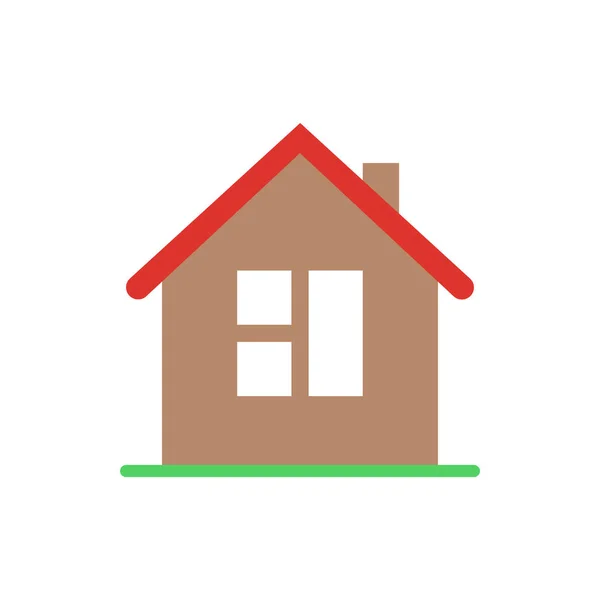 Real Estate Concept House Icon Vector Illustration — 스톡 벡터