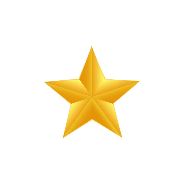 Abstract Star Icon Vector Illustration —  Vetores de Stock