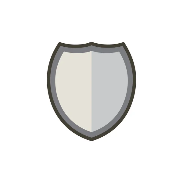 Shield Web Icon Vector Illustration — Archivo Imágenes Vectoriales