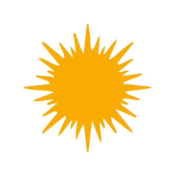 Ícone Sol Ilustração Vetorial —  Vetores de Stock