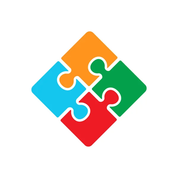 Yapboz simgesi, yapboz vektör çizimi ve alan arkaplanını kopyala