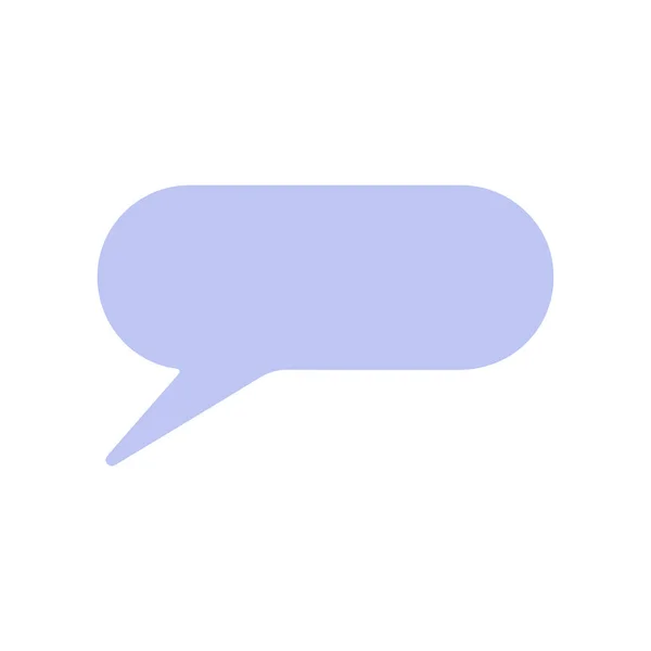 Stylized Speech Bubble Icon Vector Illustration — Stockvector