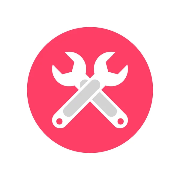 Wrench Icon Vector Illustration Background — Stockvektor