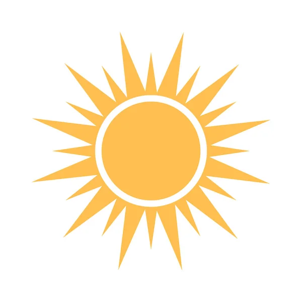 Icona Del Sole Illustrazione Vettoriale — Vettoriale Stock