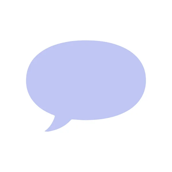 Stylized Speech Bubble Icon Vector Illustration — Vetor de Stock